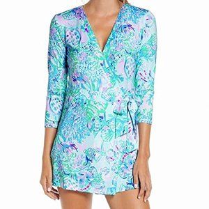 Lilly Pulitzer Karlie Wrap Romper M